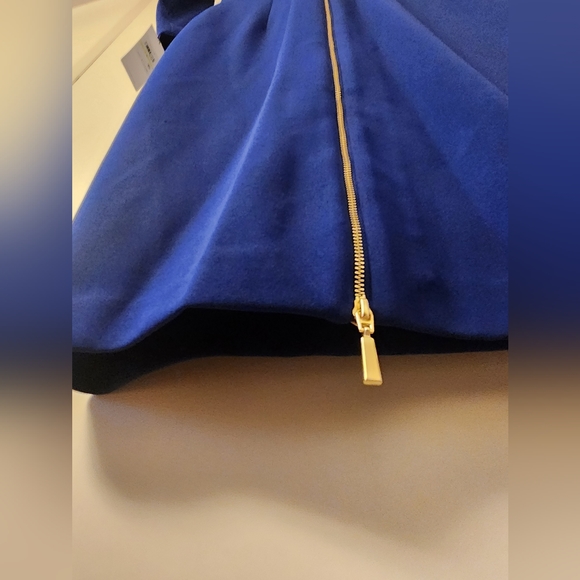 NWT Calvin‎ Klein Blue Zipper Dress - Picture 7 of 7